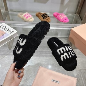 MIUMIU Классические осенне-зимние тапо