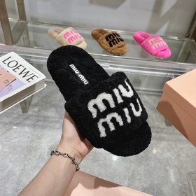 MIUMIU Классические осенне-зимние тапо