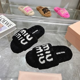 MIUMIU Классические осенне-зимние тапо