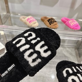 MIUMIU Классические осенне-зимние тапо