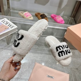 MIUMIU Классические осенне-зимние тапо