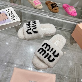 MIUMIU Классические осенне-зимние тапо