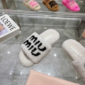 MIUMIU Классические осенне-зимние тапо