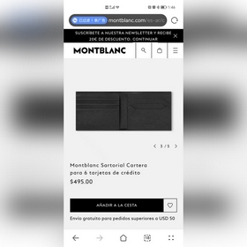 Совершенно новый кошелек Montblanc Bou
