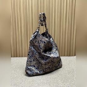 Новая тканая сумка YSL Silk Canopy с п