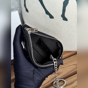 SAINT LAURENT Мини-кошелек из зернисто