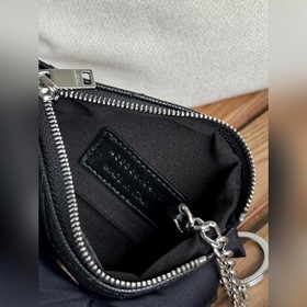 SAINT LAURENT Мини-кошелек из зернисто