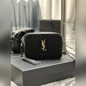 Сумка для фотоаппарата Lou_Черная сати