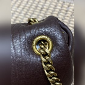 Бургундийская сумка YSL Saint Laurent 
