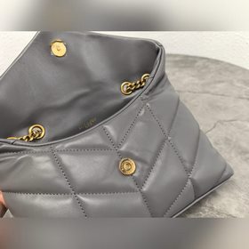Серый золотой пряжка с двойной цепочко
