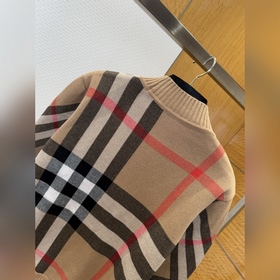 Вязаный кардиган BURBERRY Tartan ---