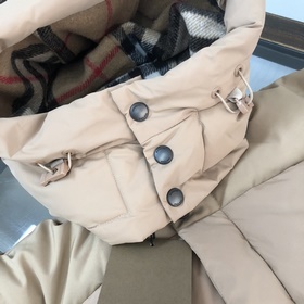 Короткая пуховая куртка Burberry BBR с