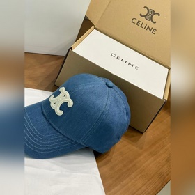 Бейсболка Celine из денима с логотипом