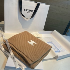 Классический кашемировый шарф CELINE П