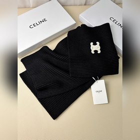 Классический кашемировый шарф CELINE. 