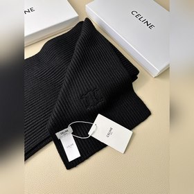 Классический кашемировый шарф CELINE. 