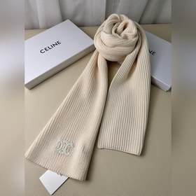 Классический кашемировый шарф CELINE. 