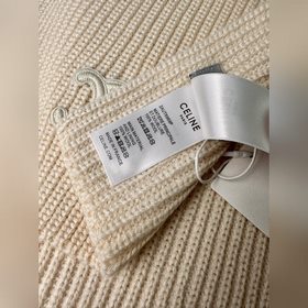 Классический кашемировый шарф CELINE. 