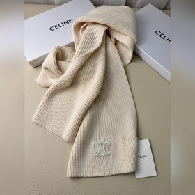 Классический кашемировый шарф CELINE. 