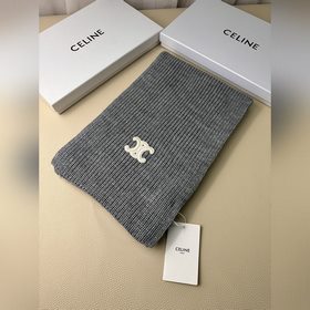 Классический кашемировый шарф CELINE. 