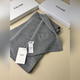 Классический кашемировый шарф CELINE. 
