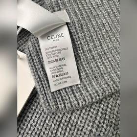 Классический кашемировый шарф CELINE. 