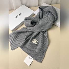 Классический кашемировый шарф CELINE. 