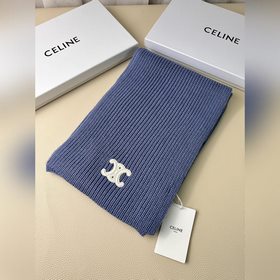Классический кашемировый шарф CELINE. 
