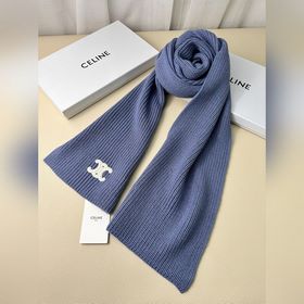 Классический кашемировый шарф CELINE. 