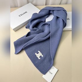 Классический кашемировый шарф CELINE. 