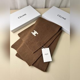 Классический кашемировый шарф CELINE. 