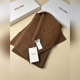 Классический кашемировый шарф CELINE. 