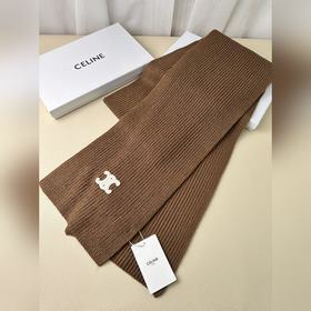 Классический кашемировый шарф CELINE. 