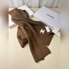 Классический кашемировый шарф CELINE. 