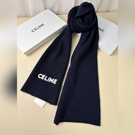 Классический кашемировый шарф CELINE. 