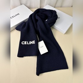 Классический кашемировый шарф CELINE. 