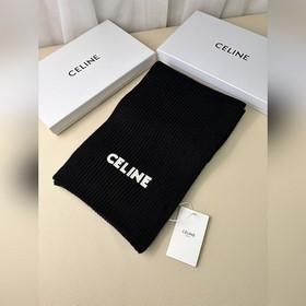 Классический кашемировый шарф CELINE. 
