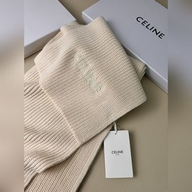 Классический кашемировый шарф CELINE. 
