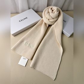 Классический кашемировый шарф CELINE. 