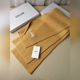 Классический кашемировый шарф CELINE. 