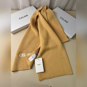 Классический кашемировый шарф CELINE. 