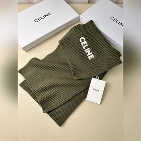 Классический кашемировый шарф CELINE. 