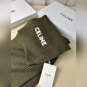 Классический кашемировый шарф CELINE. 