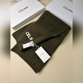 Классический кашемировый шарф CELINE. 