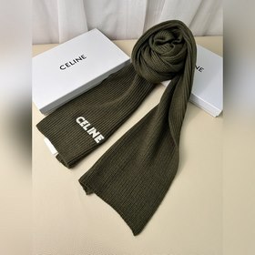 Классический кашемировый шарф CELINE. 