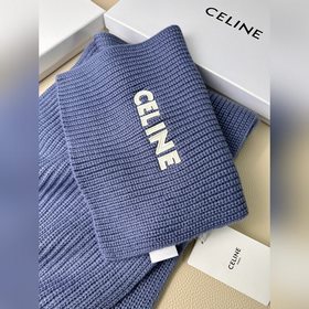 Классический кашемировый шарф CELINE. 