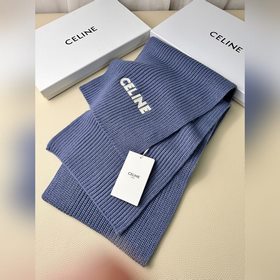 Классический кашемировый шарф CELINE. 