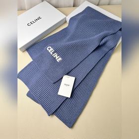 Классический кашемировый шарф CELINE. 