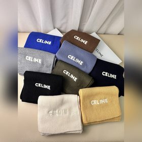 Классический кашемировый шарф CELINE.