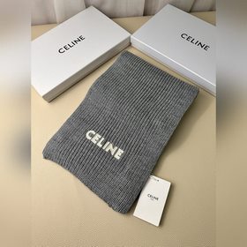 Классический кашемировый шарф CELINE. 